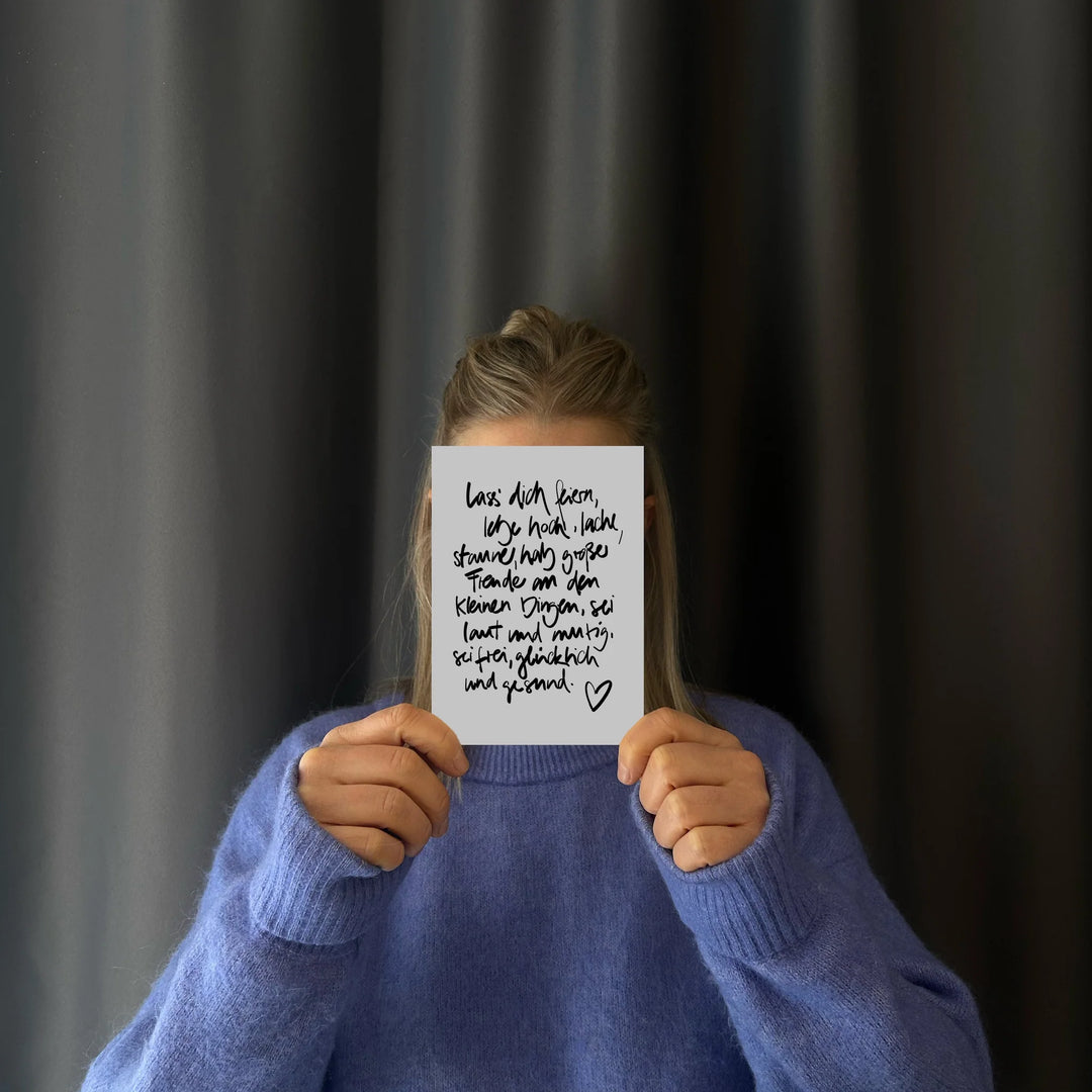 Postkarte / Lass dich feiern