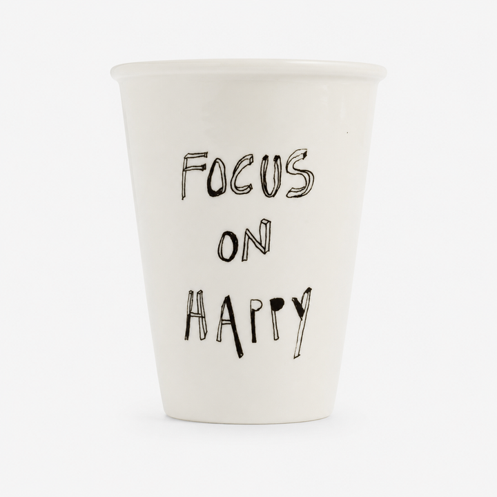 Becher / Focus on Happy