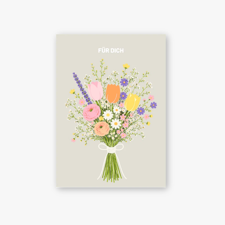 Postkarte / Blumenstrauß