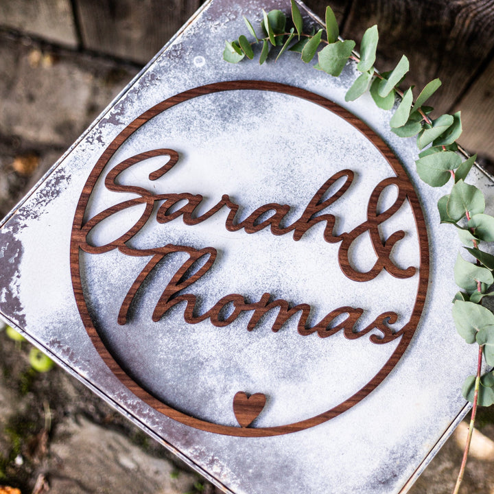 Wandkranz mit Namen