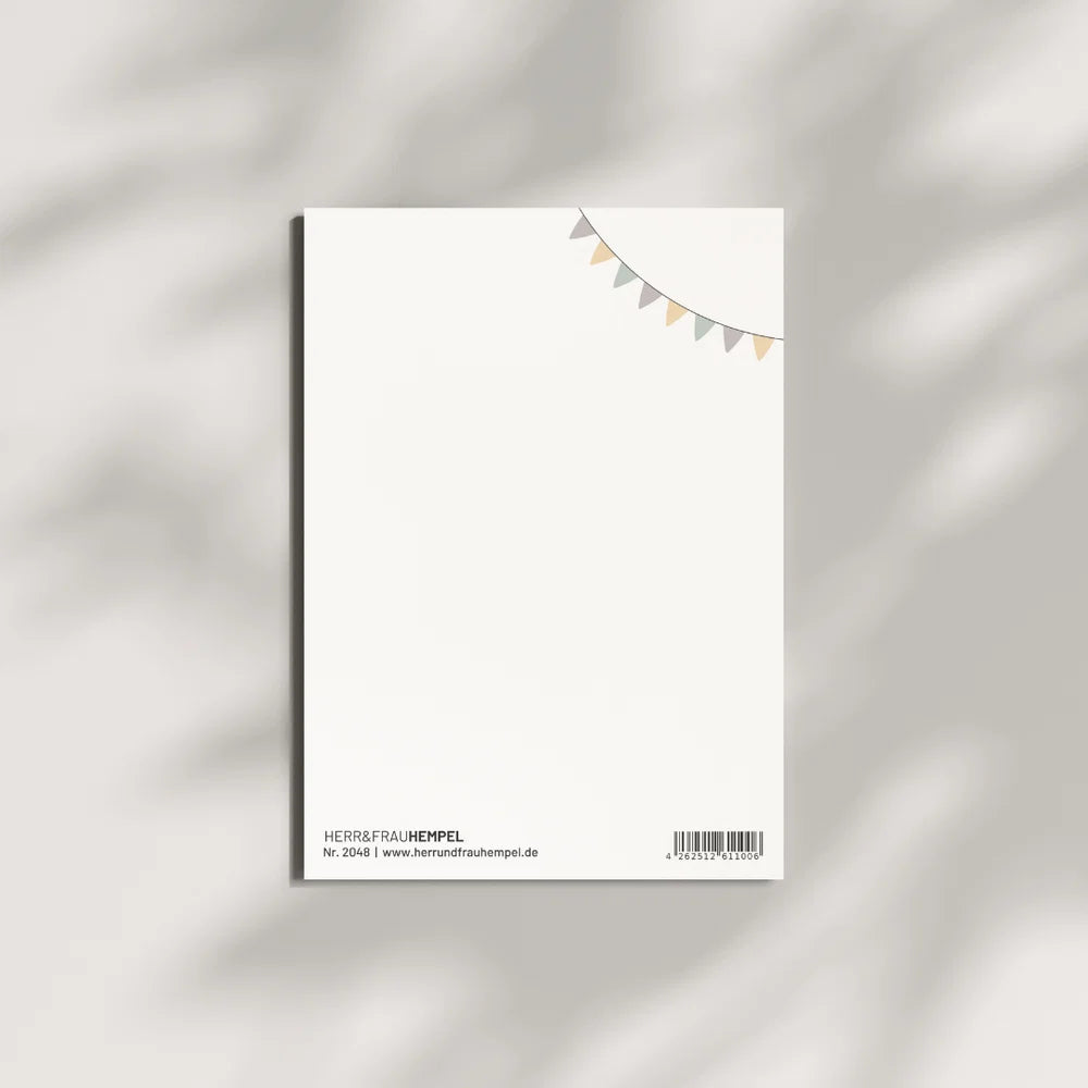 Postkarte / Hallo kleines Glück