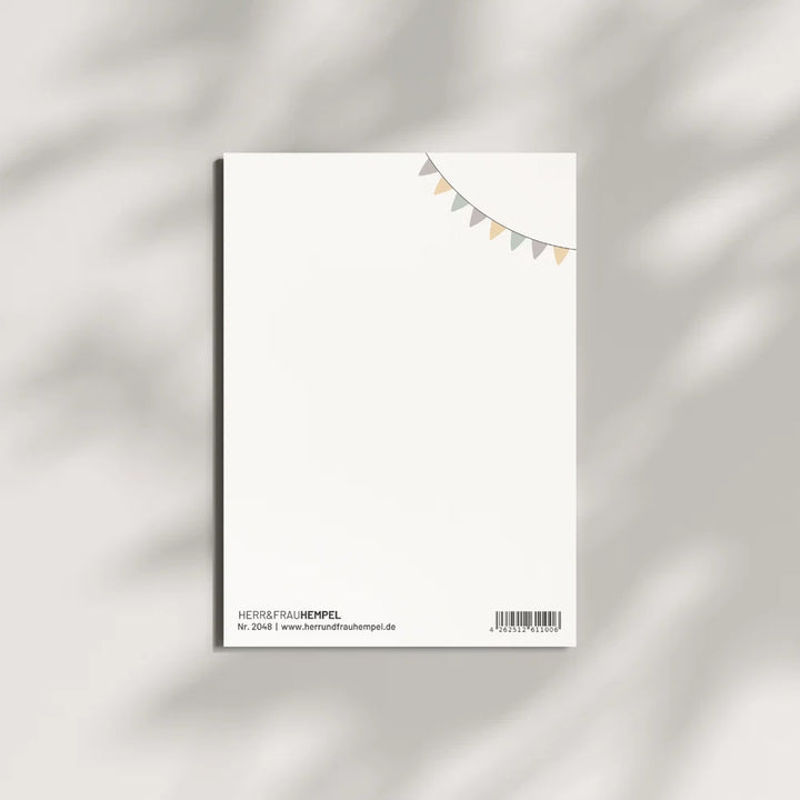 Postkarte / Hallo kleines Glück