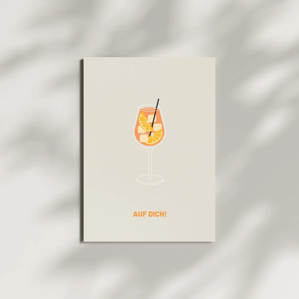 Postkarte / Auf Dich