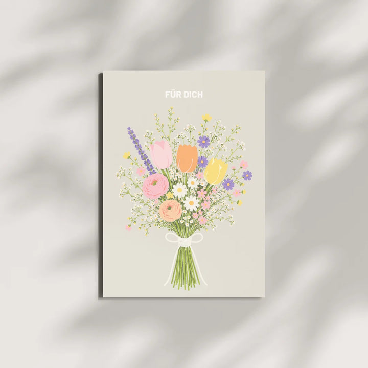 Postkarte / Blumenstrauß