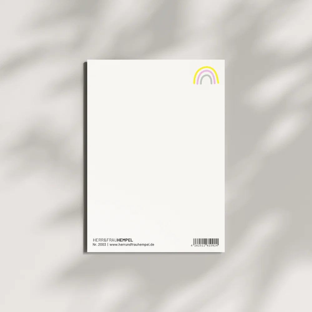Postkarte / Hallo kleines Wunder