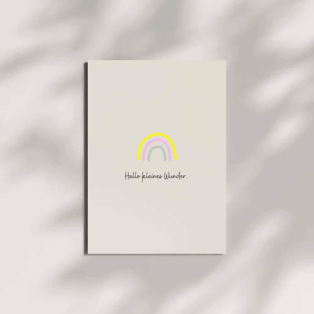 Postkarte / Hallo kleines Wunder