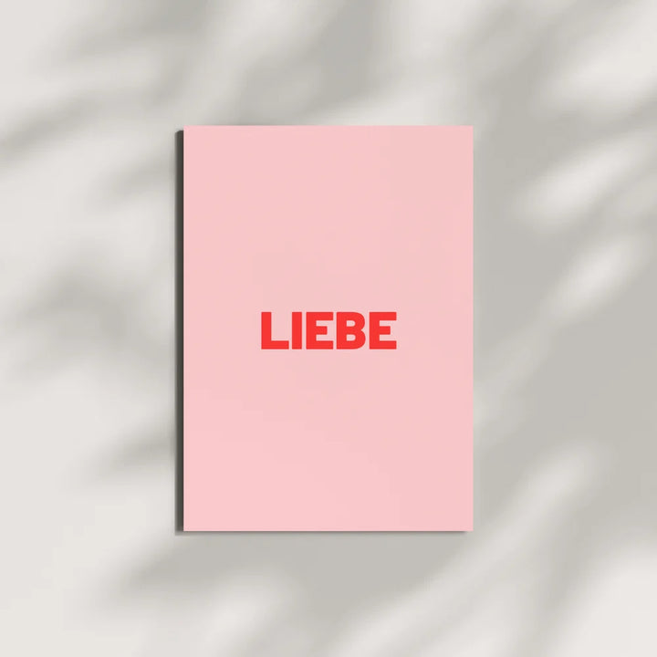 Postkarte / Liebe