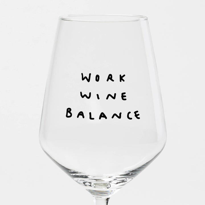 Weinglas / Work Wine Balance