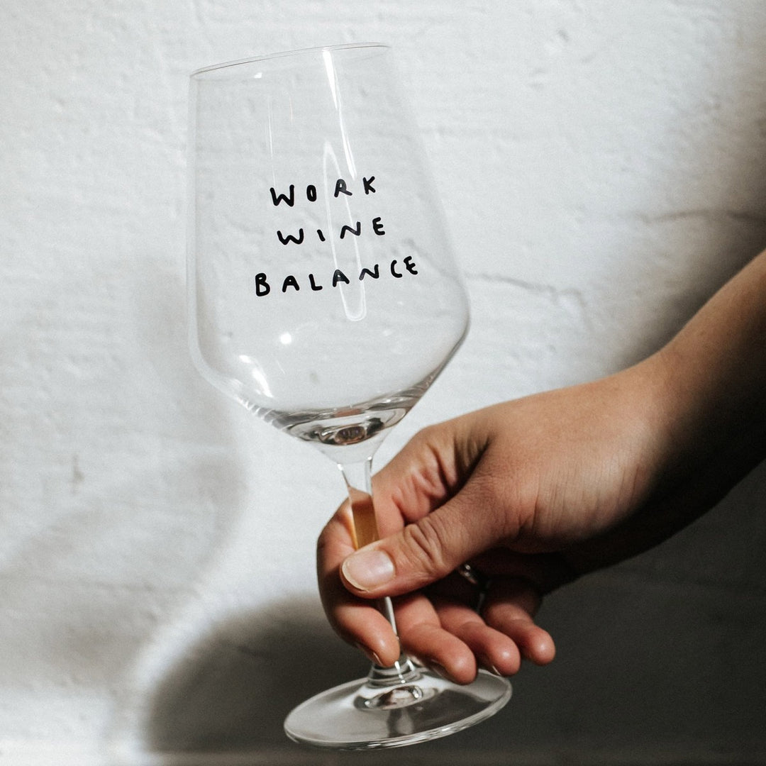 Weinglas / Work Wine Balance